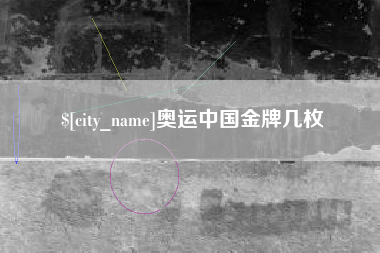 山西奥运中国金牌几枚