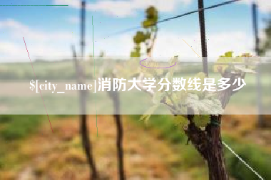 山西消防大学分数线是多少