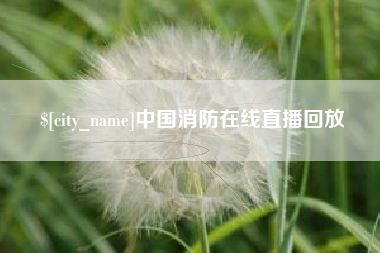 山西中国消防在线直播回放