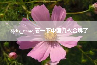 山西看一下中国几枚金牌了