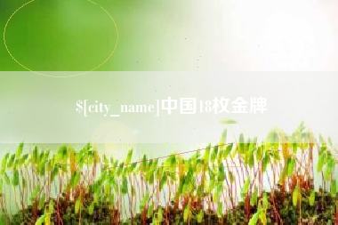 山西中国18枚金牌