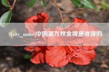 山西中国第九枚金牌是谁得的