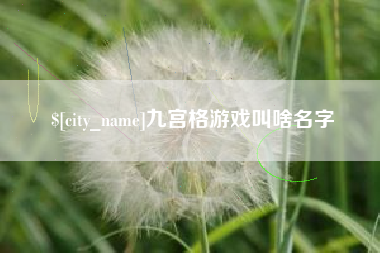 山西九宫格游戏叫啥名字