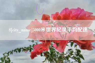 山西5000米世界纪录平均配速