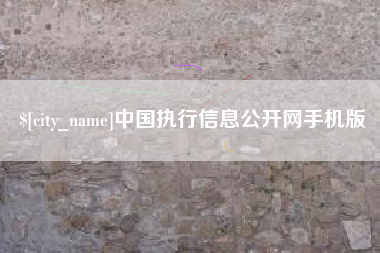 山西中国执行信息公开网手机版