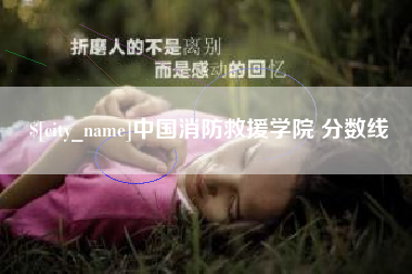 山西中国消防救援学院 分数线
