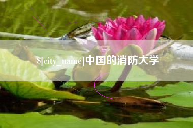 山西中国的消防大学