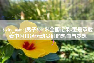山西男子5000米全国记录-更是承载着中国田径运动员们的热血与梦想