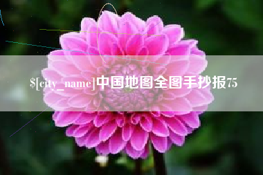 山西中国地图全图手抄报75