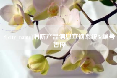 山西消防产品信息查询系统3c编号暂停