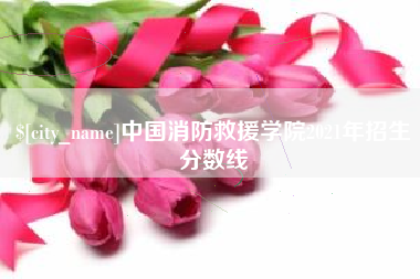 山西中国消防救援学院2021年招生分数线