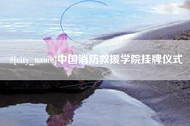 山西中国消防救援学院挂牌仪式