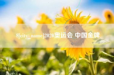山西2020奥运会 中国金牌