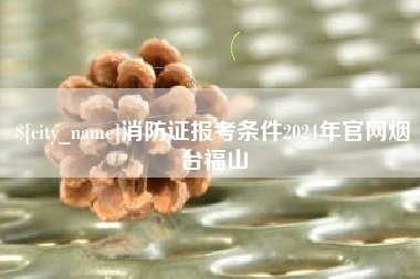 山西消防证报考条件2024年官网烟台福山