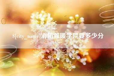 山西消防救援学院要多少分